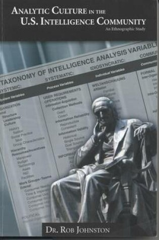 Cover of Analytic Culture in the United States Intelligence Community