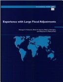 Book cover for Experience with Large Fiscal Adjustments