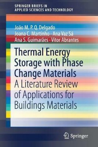 Cover of Thermal Energy Storage with Phase Change Materials