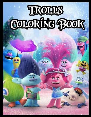 Book cover for Trolls Coloring Book