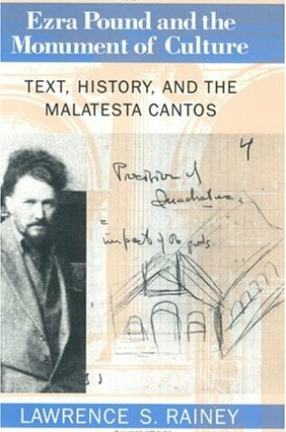 Cover of Ezra Pound and the Monument of Culture