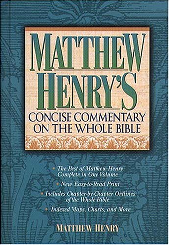 Book cover for Matthew Henry's Commentary on the Whole Bible