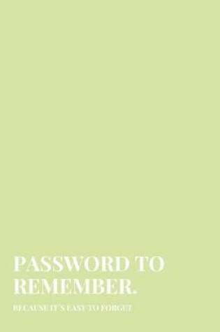 Cover of Password To Remember