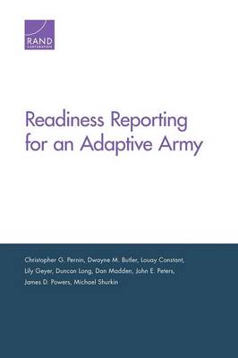 Book cover for Readiness Reporting for an Adaptive Army