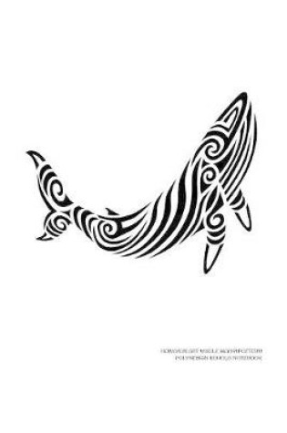 Cover of Hawaiian Art Whale Maori Pattern Polynesian Kohola Notebook