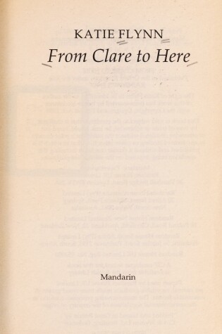 Cover of From Clare to Here