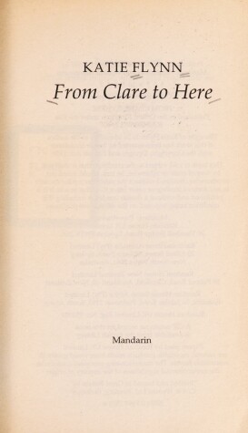 Book cover for From Clare to Here