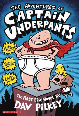 Book cover for The Advenures of Captain Underpants