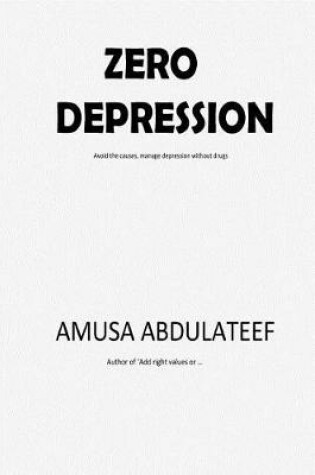 Cover of Zero Depression