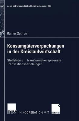 Cover of Konsumgüterverpackungen in der Kreislaufwirtschaft