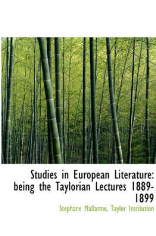 Cover of Studies in European Literature