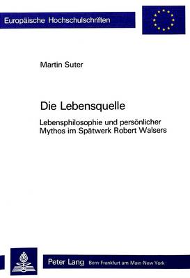 Book cover for Die Lebensquelle