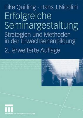 Book cover for Erfolgreiche Seminargestaltung