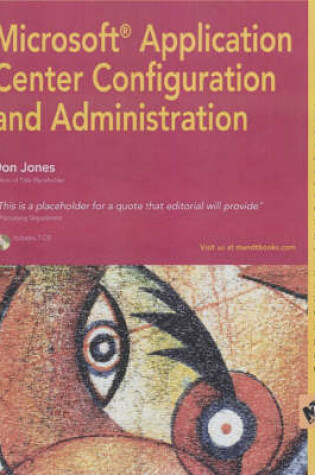 Cover of Microsoft Application Centre 2000 Configuration and Administration