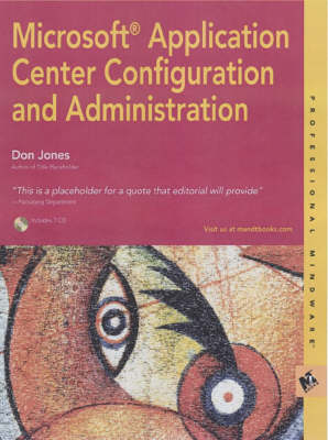 Book cover for Microsoft Application Centre 2000 Configuration and Administration