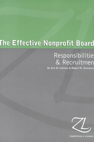 Cover of The Effective Nonprofit Board
