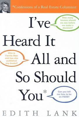 Book cover for I've Heard it All and So Should You