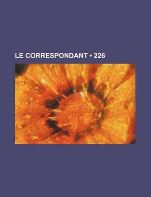 Book cover for Le Correspondant (226)