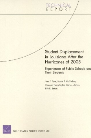 Cover of Student Displacement in Louisiana After the Hurricanes of 2005