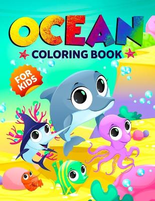 Book cover for Ocean Coloring Book for Kids