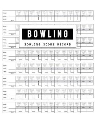 Book cover for Bowling Score Record