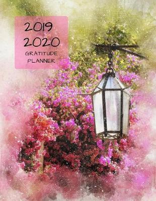 Book cover for 2019 2020 15 Months Floral Flowers Gratitude Journal Daily Planner