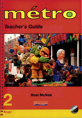 Cover of Metro 2 Rouge Teacher's Guide Euro Edition