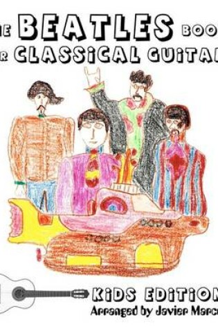 Cover of The Beatles Book for Classical Guitar - Kids Edition