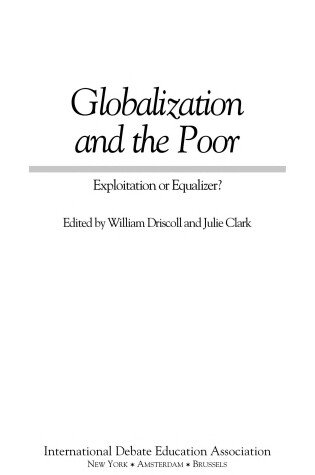 Cover of Globalization and the Poor