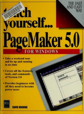 Book cover for Teach Yourself PageMaker 5.0 for Windows