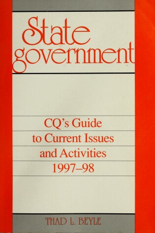 Cover of State Government 1997-1998