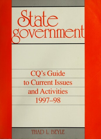 Cover of State Government 1997-1998