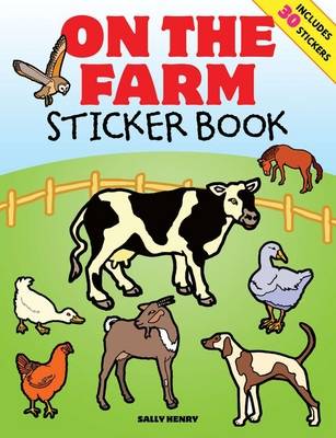 Book cover for On the Farm Sticker Book