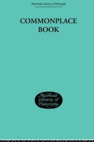 Cover of Commonplace Book