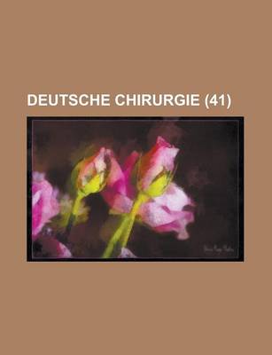 Book cover for Deutsche Chirurgie (41 )