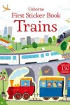 Book cover for First Sticker Book Trains