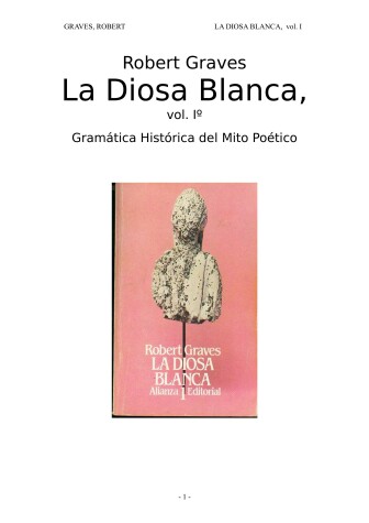 Book cover for La Diosa Blanca