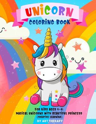 Book cover for Unicorn Coloring Book