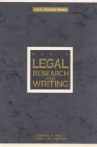 Cover of Basic Legal Research and Writing