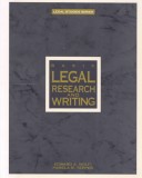 Cover of Basic Legal Research and Writing