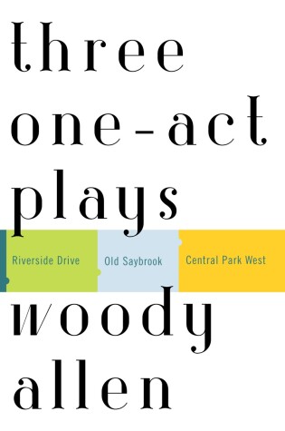 Cover of Three One-Act Plays