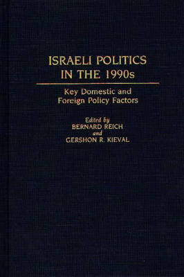 Book cover for Israeli Politics in the 1990s