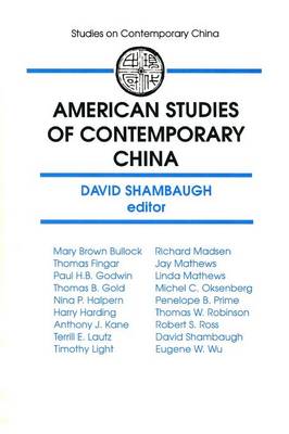 Book cover for American Studies of Contemporary China