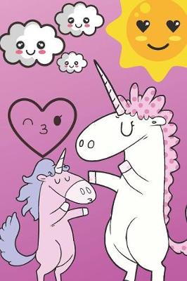 Book cover for Unicorn Kawaii Themed Journal And Sketchbook - 120 Pages 6x9