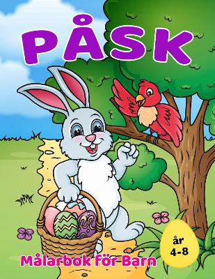 Book cover for Påsk Målarbok för Barn 4-8 år