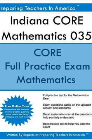 Cover of Indiana CORE Mathematics 035
