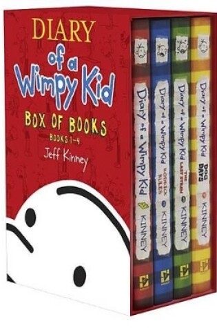 Cover of Diary of a Wimpy Kid Box of Books 1-4