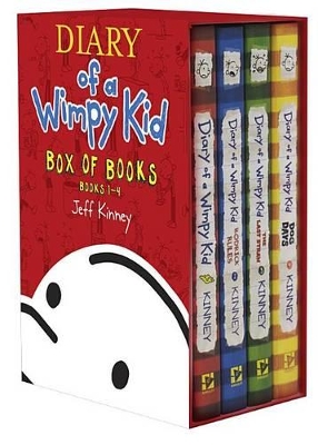 Book cover for Diary of a Wimpy Kid Box of Books 1-4