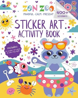 Book cover for Sticker Art & Coloring