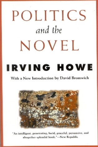 Cover of Politics and the Novel